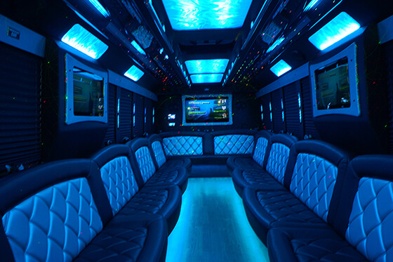 party bus amenities