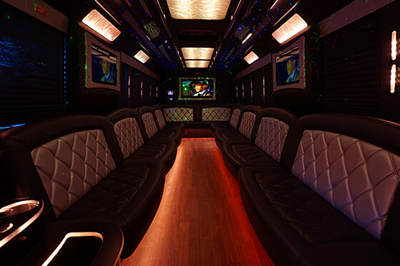 party bus seating