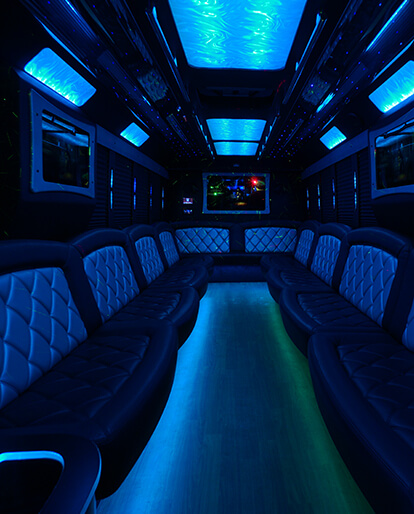 seattle limo bus seating