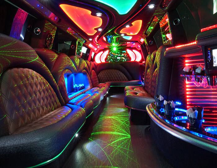 limousine rental interior